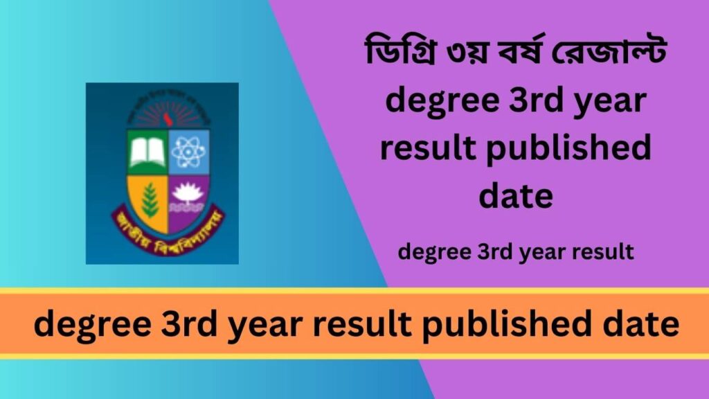 degree 3rd year result published date