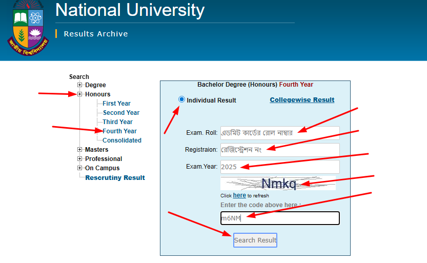 honors-4th-year-result